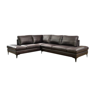 Chase Left Sectional (Espresso Brown)